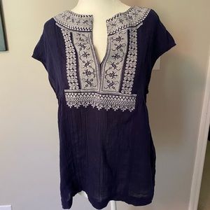 EUC Madewell navy top